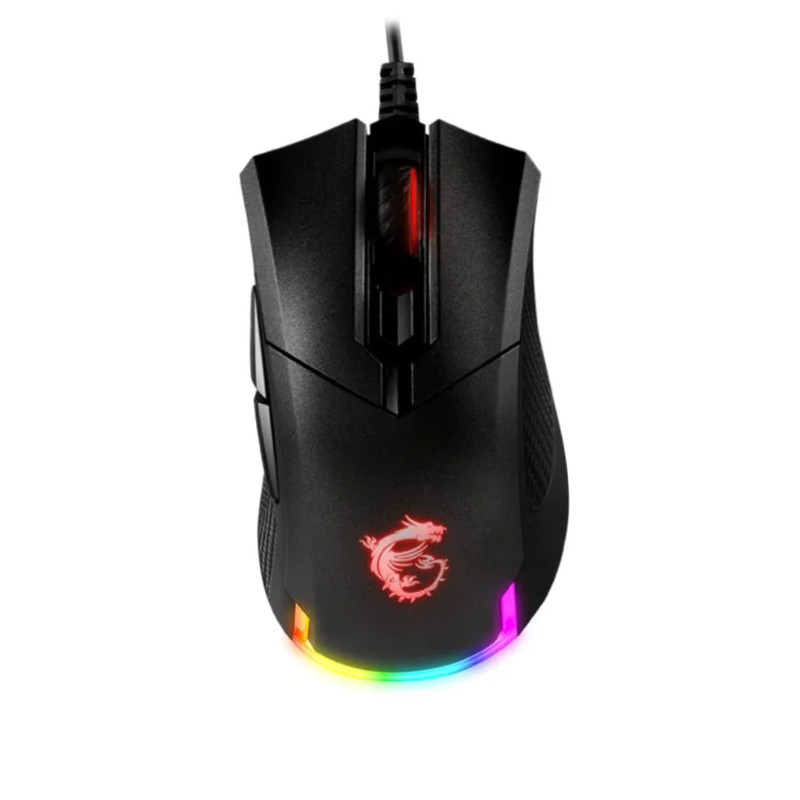 MSI Clutch GM50 RGB Gaming Mouse - Black - فأرة